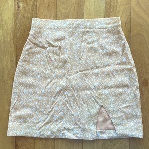 Star mini skirt pale pink